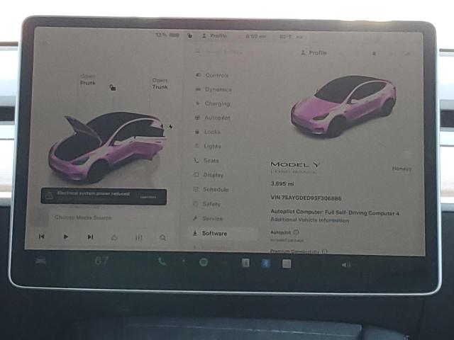 2025 TESLA MODEL Y 7SAYGDED9SF306686