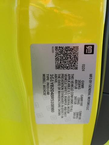 2024 CHEVROLET CORVETTE S 1G1YB2D48R5108980