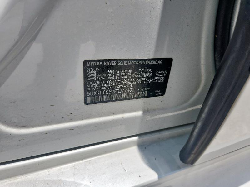 2015 BMW X5 XDRIVE5 5UXKR6C52F0J77407