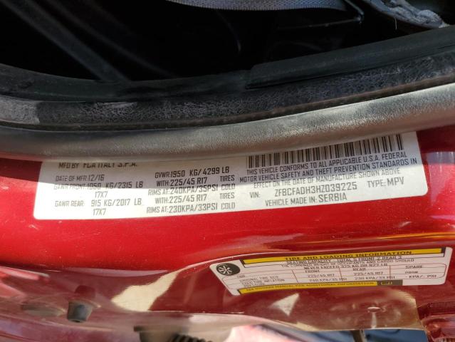 2017 FIAT 500L TREKK ZFBCFADH3HZ039225
