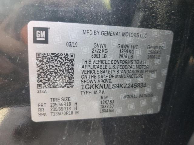 2019 GMC ACADIA SLT - 1GKKNULS9KZ245834
