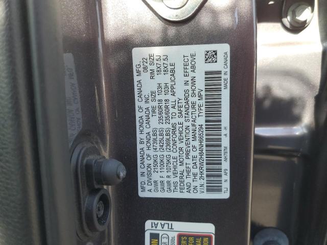 2022 HONDA CR-V EXL 2HKRW2H84NH665294