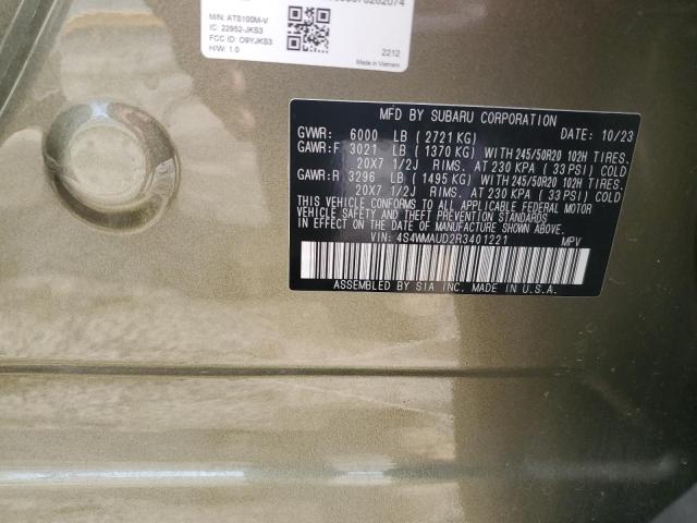 2024 SUBARU ASCENT LIM - 4S4WMAUD2R3401221