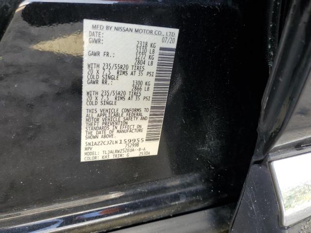 2020 NISSAN MURANO SL 5N1AZ2CJ2LN159955