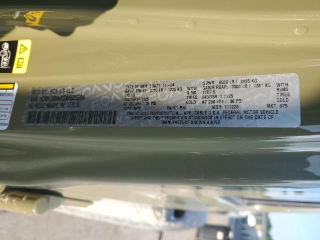 2025 JEEP WRANGLER S 1C4PJXDNXSW505554