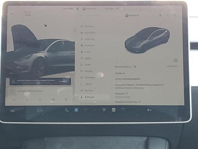 2023 TESLA MODEL 3 5YJ3E1EA5PF649407
