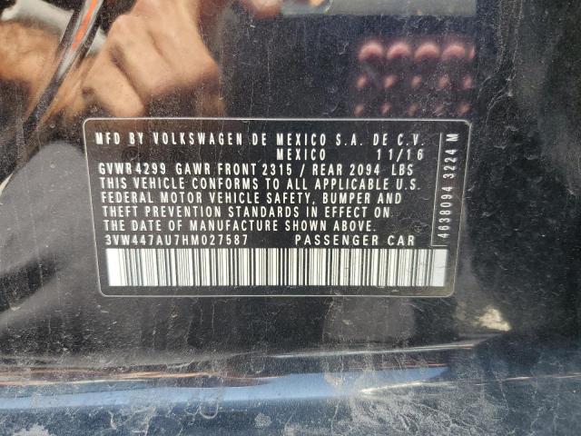 2017 VOLKSWAGEN GTI S/SE 3VW447AU7HM027587