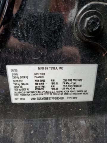 2023 TESLA MODEL Y - 7SAYGDEE7PF803428