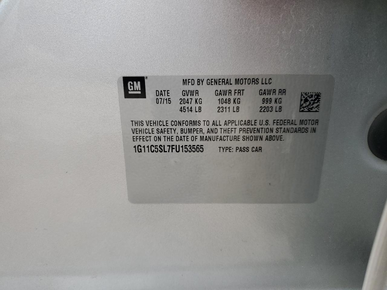 CHEVROLET MALIBU 1LT