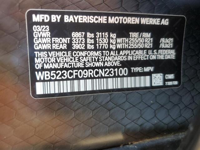 2024 BMW IX XDRIVE5 WB523CF09RCN23100