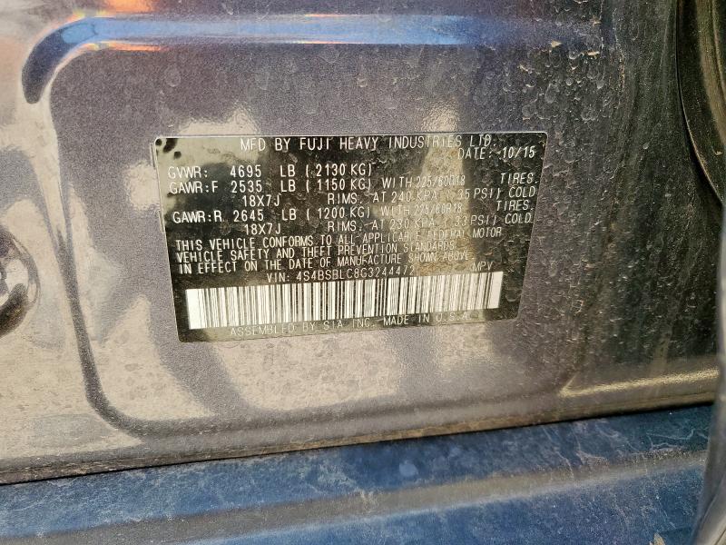 2016 SUBARU OUTBACK 2. - 4S4BSBLC8G3244472