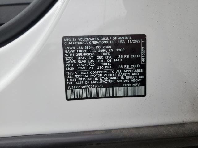 2023 VOLKSWAGEN ATLAS SEL 1V2BP2CA6PC519873