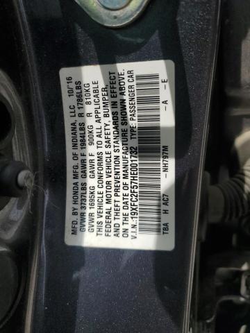 2017 HONDA CIVIC LX 19XFC2F57HE001732