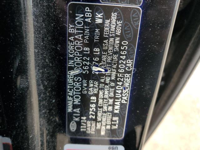 2015 KIA K900 - KNALU4D42F6024650