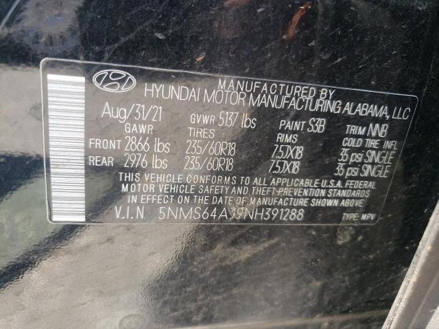 2022 HYUNDAI SANTA FE S #3283963821