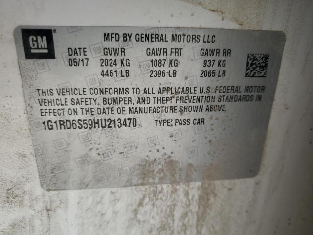 2017 CHEVROLET VOLT PREMI 1G1RD6S59HU213470