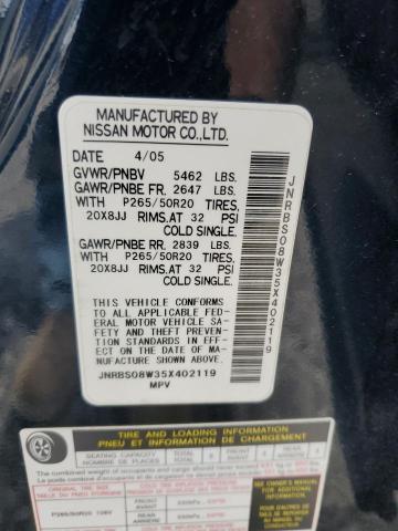 2005 INFINITI FX45 #3275463717