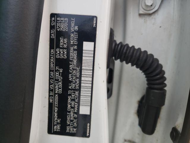 2015 VOLVO S60 PLATIN YV140MFM0F2355504