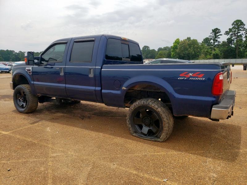 FORD F250 SUPER 2008 blue crew pic diesel 1FTSW21R58ED32756 photo #3