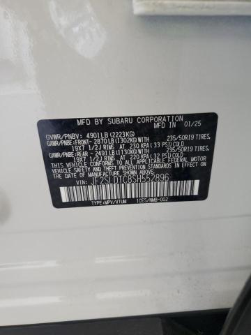 2025 SUBARU FORESTER T JF2SLDTC8SH552896