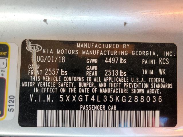 2019 KIA OPTIMA LX - 5XXGT4L35KG288036