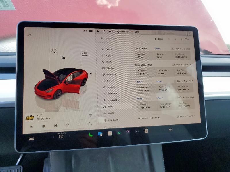 2022 TESLA MODEL 3 5YJ3E1EA0NF326833