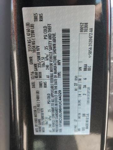 2017 FORD ESCAPE TIT - 1FMCU0J96HUC44329