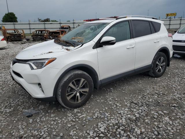 TOYOTA RAV4 XLE 2017 white  gas 2T3WFREV9HW391173 photo #1