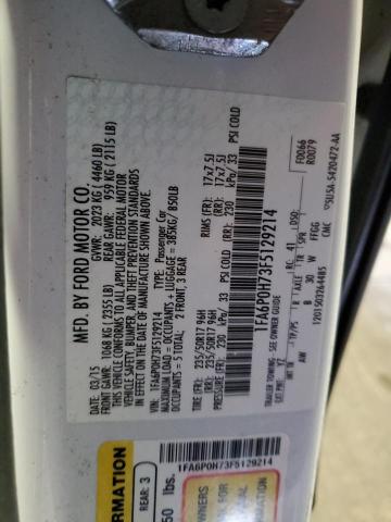 2015 FORD FUSION 1FA6P0H73F5129214