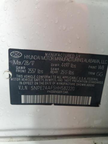 2017 HYUNDAI SONATA SE - 5NPE24AF5HH582220