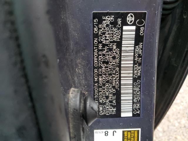 2015 TOYOTA PRIUS - JTDKN3DU4F1983549