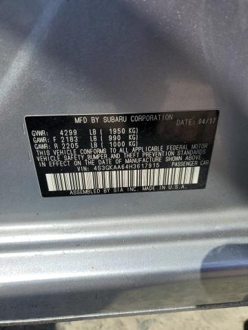 2017 SUBARU IMPREZA 4S3GKAA64H3617915
