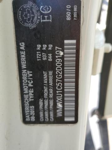 2016 MINI COOPER WMWXU1C57G2D09107
