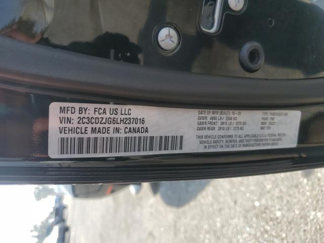 2020 DODGE CHALLENGER 2C3CDZJG6LH237016