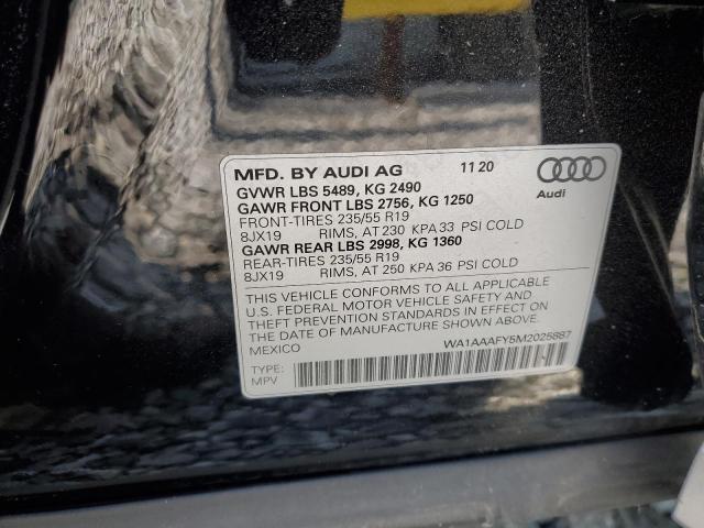2021 AUDI Q5 PREMIUM - WA1AAAFY5M2025887