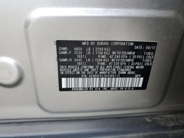 2017 SUBARU OUTBACK 3. - 4S4BSEKC2H3389172