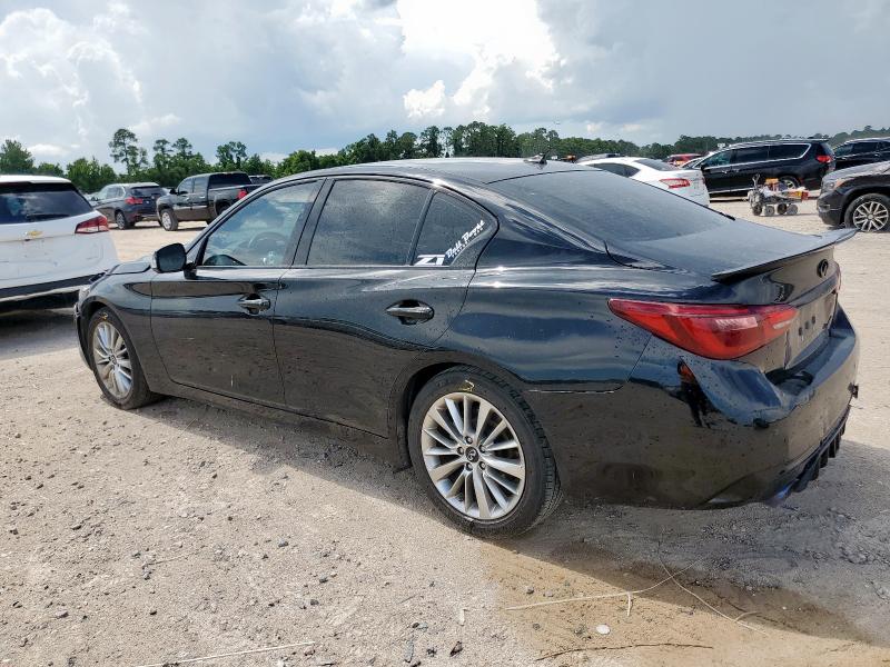 INFINITI Q50 LUXE 2021 black  gas JN1EV7BP6MM707339 photo #3