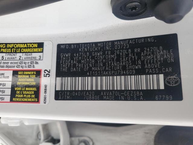 2023 TOYOTA CAMRY SE N - 4T1S11AK6PU794609