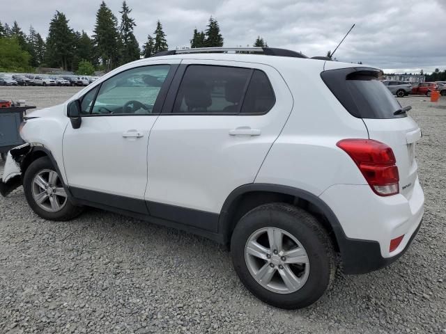 CHEVROLET TRAX 1LT 2021 white  gas KL7CJPSM9MB373516 photo #3