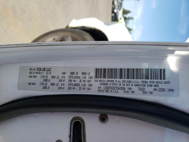 2015 RAM 1500 ST 1C6RR7KG5FS543560