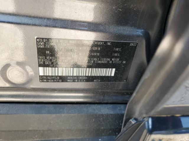 2022 TOYOTA RAV4 SE 4T3T6RFV9NU096622