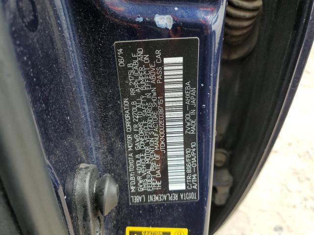 2014 TOYOTA PRIUS - JTDKN3DU2E0387151