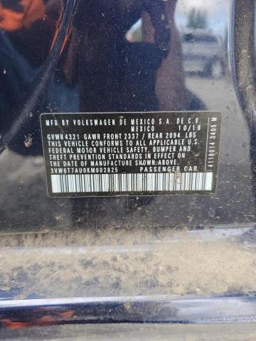 2019 VOLKSWAGEN GTI S - 3VW6T7AU0KM002825