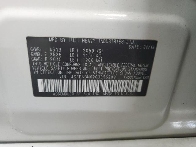 2016 SUBARU LEGACY 2.5 - 4S3BNBN62G3056209