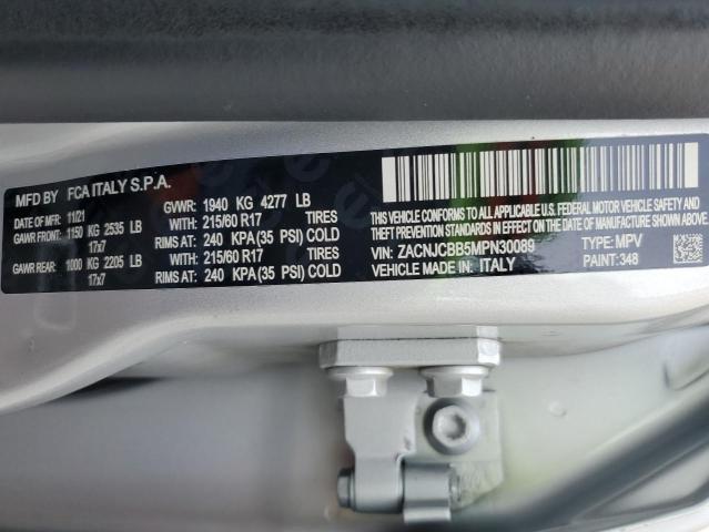 2021 JEEP RENEGADE L ZACNJCBB5MPN30089