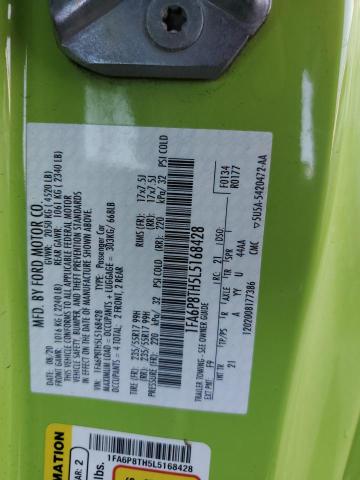 2020 FORD MUSTANG 1FA6P8TH5L5168428