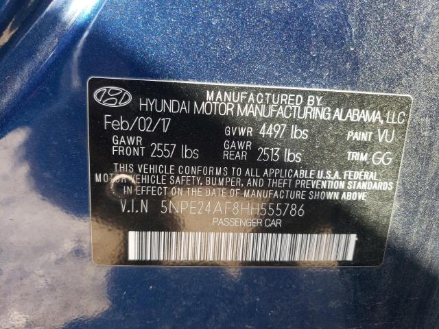 2017 HYUNDAI SONATA SE 5NPE24AF8HH555786