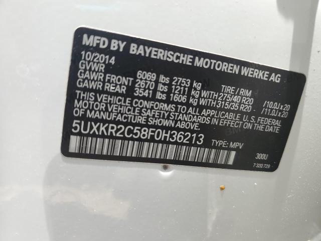2015 BMW X5 SDRIVE3 - 5UXKR2C58F0H36213
