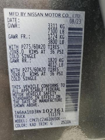2024 NISSAN TITAN PRO- 1N6AA1ED3RN102361
