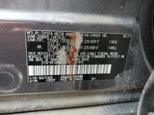 2021 TOYOTA RAV4 XLE - 2T3P1RFV8MW229787